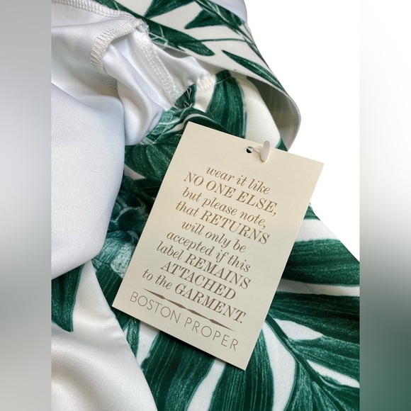 Alexia Admor Tropical Leaf One Shoulder Sheath Midi Dress Women’s Size M NWT - Picture 13 of 13